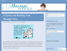 Tablet Screenshot of massageworksblog.com